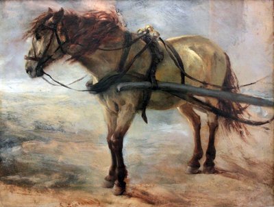 Draft Horse by Adolph Menzel